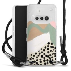 New Carry Case Transparent Stoff schwarz/silber