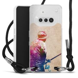 New Carry Case Transparent Stoff schwarz/silber