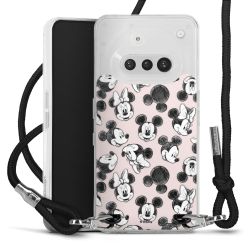 New Carry Case Transparent Stoff schwarz/silber