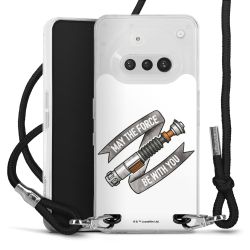 New Carry Case Transparent Stoff schwarz/silber