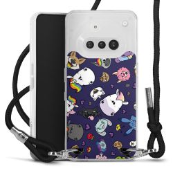 Carry Case Stoff schwarz/silber