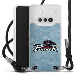 New Carry Case Transparent Stoff schwarz/silber