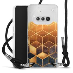 New Carry Case Transparent Stoff schwarz/silber