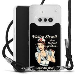 Carry Case Stoff schwarz/silber