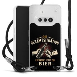 Carry Case Stoff schwarz/silber