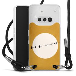 New Carry Case Transparent Stoff schwarz/silber