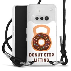 New Carry Case Transparent Stoff schwarz/silber