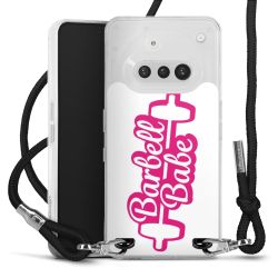 New Carry Case Transparent Stoff schwarz/silber