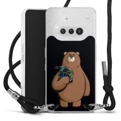 Carry Case Stoff schwarz/silber