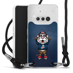 Carry Case Stoff schwarz/silber