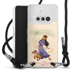 New Carry Case Transparent Stoff schwarz/silber