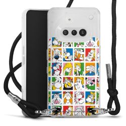 Carry Case Stoff schwarz/silber