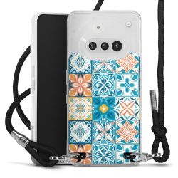 New Carry Case Transparent Stoff schwarz/silber