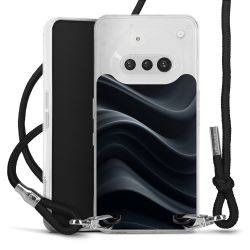 New Carry Case Transparent Stoff schwarz/silber