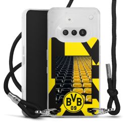 New Carry Case Transparent Stoff schwarz/silber