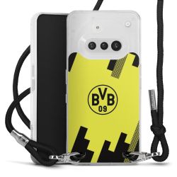 New Carry Case Transparent Stoff schwarz/silber