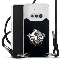 New Carry Case Transparent Stoff schwarz/silber