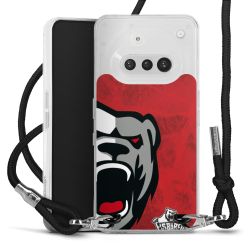 New Carry Case Transparent Stoff schwarz/silber