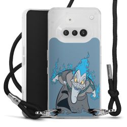 New Carry Case Transparent Stoff schwarz/silber