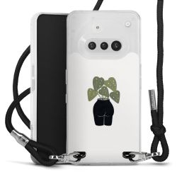 New Carry Case Transparent Stoff schwarz/silber