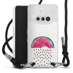 New Carry Case Transparent Stoff schwarz/silber