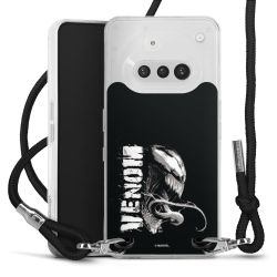 New Carry Case Transparent Stoff schwarz/silber