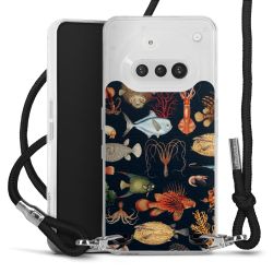 New Carry Case Transparent Stoff schwarz/silber