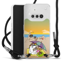 Carry Case Stoff schwarz/silber