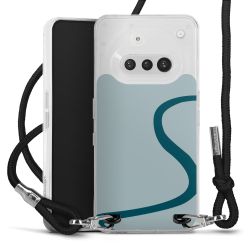 New Carry Case Transparent Stoff schwarz/silber