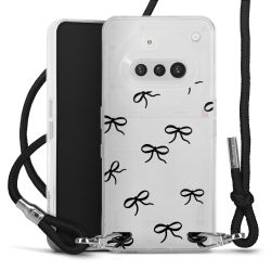 New Carry Case Transparent Stoff schwarz/silber