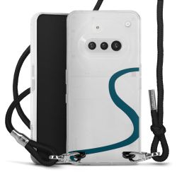 New Carry Case Transparent Stoff schwarz/silber