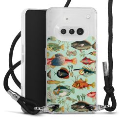 New Carry Case Transparent Stoff schwarz/silber