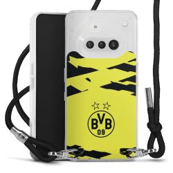 New Carry Case Transparent Stoff schwarz/silber