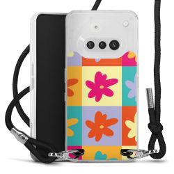 New Carry Case Transparent Stoff schwarz/silber