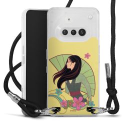 New Carry Case Transparent Stoff schwarz/silber