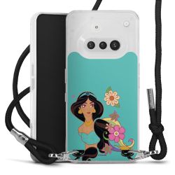 New Carry Case Transparent Stoff schwarz/silber