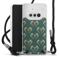 New Carry Case Transparent Stoff schwarz/silber