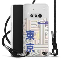 New Carry Case Transparent Stoff schwarz/silber