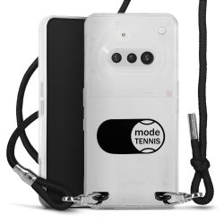 New Carry Case Transparent Stoff schwarz/silber