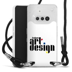 New Carry Case Transparent Stoff schwarz/silber