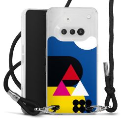 New Carry Case Transparent Stoff schwarz/silber