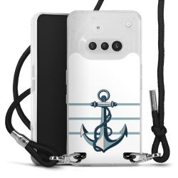 New Carry Case Transparent Stoff schwarz/silber