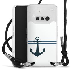 New Carry Case Transparent Stoff schwarz/silber