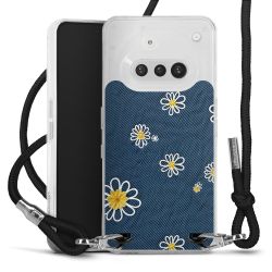 New Carry Case Transparent Stoff schwarz/silber