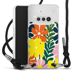 New Carry Case Transparent Stoff schwarz/silber