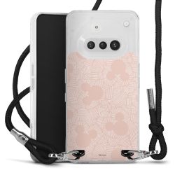 New Carry Case Transparent Stoff schwarz/silber