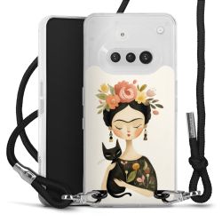 New Carry Case Transparent Stoff schwarz/silber