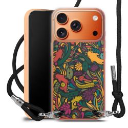 New Carry Case Transparent Stoff schwarz/silber