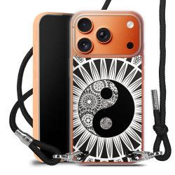 New Carry Case Transparent Stoff schwarz/silber