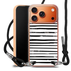 New Carry Case Transparent Stoff schwarz/silber